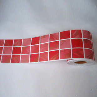 Mosaic tile floor waistline wall paper wall sticker decorate for kitchen bathroom self adhesive 10cmx5m red