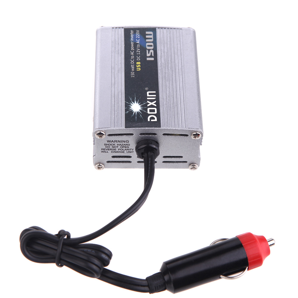 Купить 150W Вт dc 12В на ac 220v авто инвертор преобразователь с usb ...