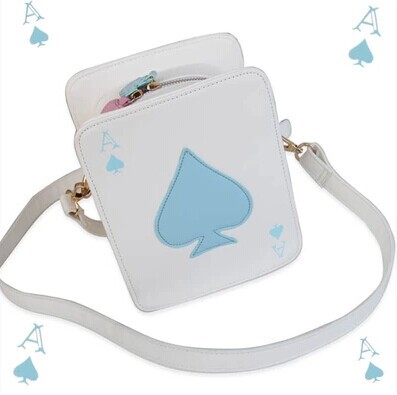 A new Hong Kong version of Hearts Poker sided bag woman bag shoulder bag Messenger bag