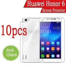 5xFront+5xBack Huawei Honor 6 Matte Anti-Glare Mobile Phone Screen Protector Film High Quality with Free Shipping