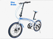 20 Inches Folding Bicycles Children Mountain Bike High-carbon Steel 6 Speed Disc brakes Bicycle Street Road Child Bikes