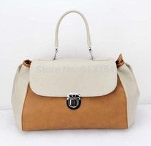 H006 brown wholesale designer women s purses messenger bag 12 5x12 PU Interior Structure 3 small