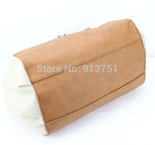 H006 brown wholesale designer women s purses messenger bag 12 5x12 PU Interior Structure 3 small