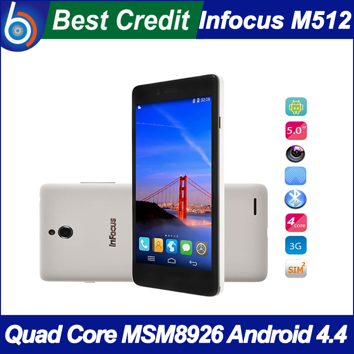 In stock Original Foxconn Infocus M512 4G FDD LTE Mobile Phone MSM8926 Quad Core Android 4