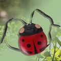 Coccinella child school bag first layer of cowhide handmade male cartoon ultra light double shoulder back