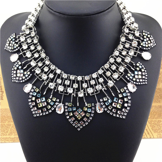 Fashion full glasses new ZA brand necklaces pendants 2014 LUXURY fashion jewelry chunky necklace vintage elegant