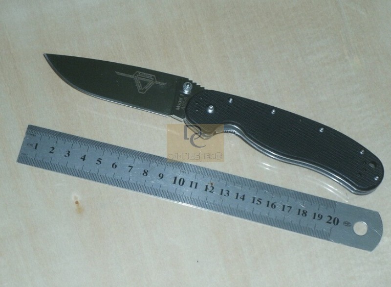Ontario RAT Model 1 Bigger Folding knife AUS 8 Blade 4 colors G10 handle High Quality