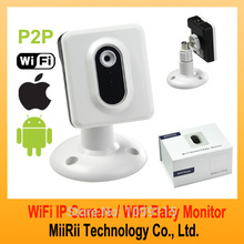 MiNi Wifi IP Camera wireless video baby monitors video with flower For all Smartphones free shipping