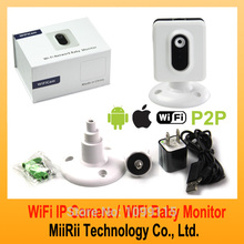 MiNi Wifi IP Camera wireless video baby monitors video with flower For all Smartphones free shipping