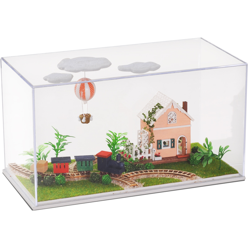 New Arrive Doll House Miniature Model Building Kits Diy 3D Handmade 
