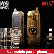 Unlock luxury car phone 5800mAh longer standby power bank flashlight Russian keyboard three SIM cards cell phone U9 P248