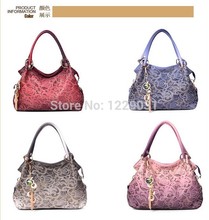 2014new European and American big aristocratic fashion import PU female bag Messenger bag retro hollow carved women handbag