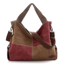 2014 New arrival Canvas bag portable fashion handbag women s bags Korean single shoulder hit color