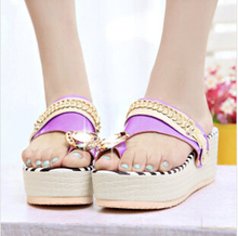 free shipping 2014 new summer lady s casual sandals slippers for women garden shoes breathable shoes