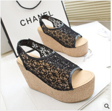 free shipping 2014 new summer lady s casual sandals slippers for women garden shoes breathable shoes