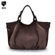 Women’s large capacity vintage canvas handbag brand multi-function fashion messenger bag for girl trend outdoor shoulder bag