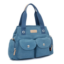 Hot sell new canvas bag leisure women Shoulder Bag 2014 trend of Korean female handbag