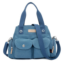 Hot sell new canvas bag leisure women Shoulder Bag 2014 trend of Korean female handbag