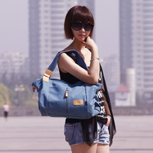Hihg quality lady canvas handbag leisure bag fashion women shouler bag messenger bag