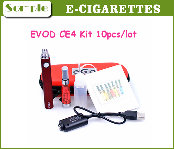 10pcs lot Evod Ce4 Kit Evod Bettery 650mah 900mah 1100mah Ce4 Atomizer For E Cigarette Kit