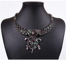 New  Fashion Jewelry Joker lovely contracted Shan Zuan hollow-out the turtle necklace pendants