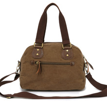 2014 New hot small leather casual canvas bag women s messenger bags handbag on shoulder bag