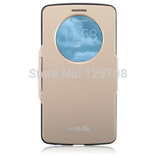 1pcs lot Slim Armor View Smart Case Flip Cover For LG Optimus G3 D830 D855 Dual
