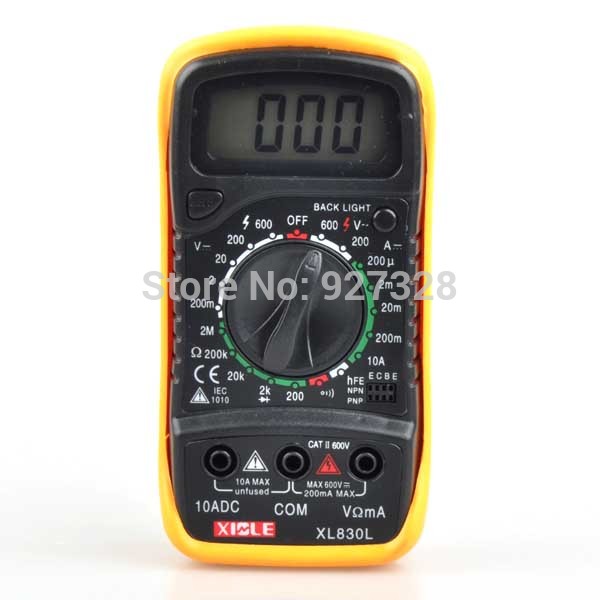 Купить ЖК цифровой мультиметр multitester ac dc ом вольт метр в ...