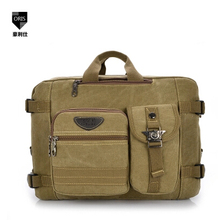 Multi-function travel handbag for men’s canvas casual outdoor sports messenger bag women vintage shoulder bag brand laptop bag