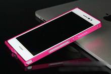 0 7mm Ultra thin Aluminum Metal Frame bumper Case cover for Huawei Ascend P7 5inch Mobile