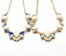 2014 Fall Design Single Cute Royal Blue Honey Bee Statement Necklace