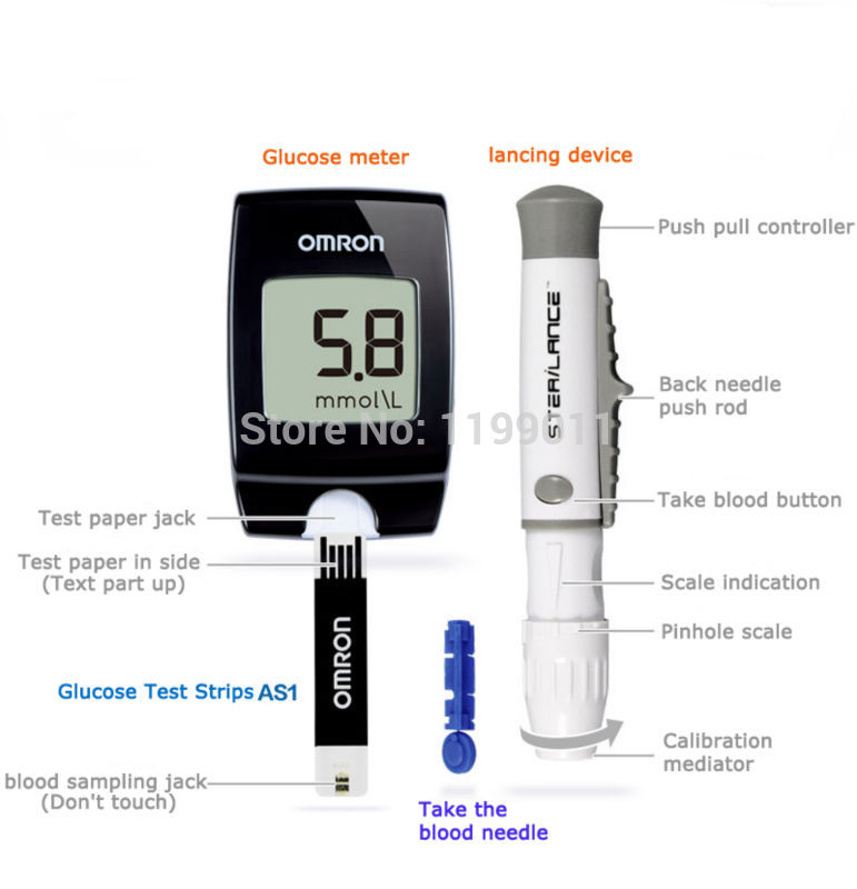 Free Shipping EasyTouch Blood Sugar Testing For Diabetes Test Special Glucometer With Test Strips Good Cholesterol