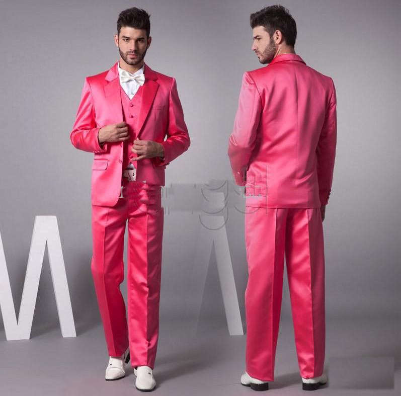 New-Arrival-Custom-made-Hot-Pink-Groom-Tuxedos-Satin-Material-Groomsmen-Men-Wedding-Suits-Jacket-Pants.jpg