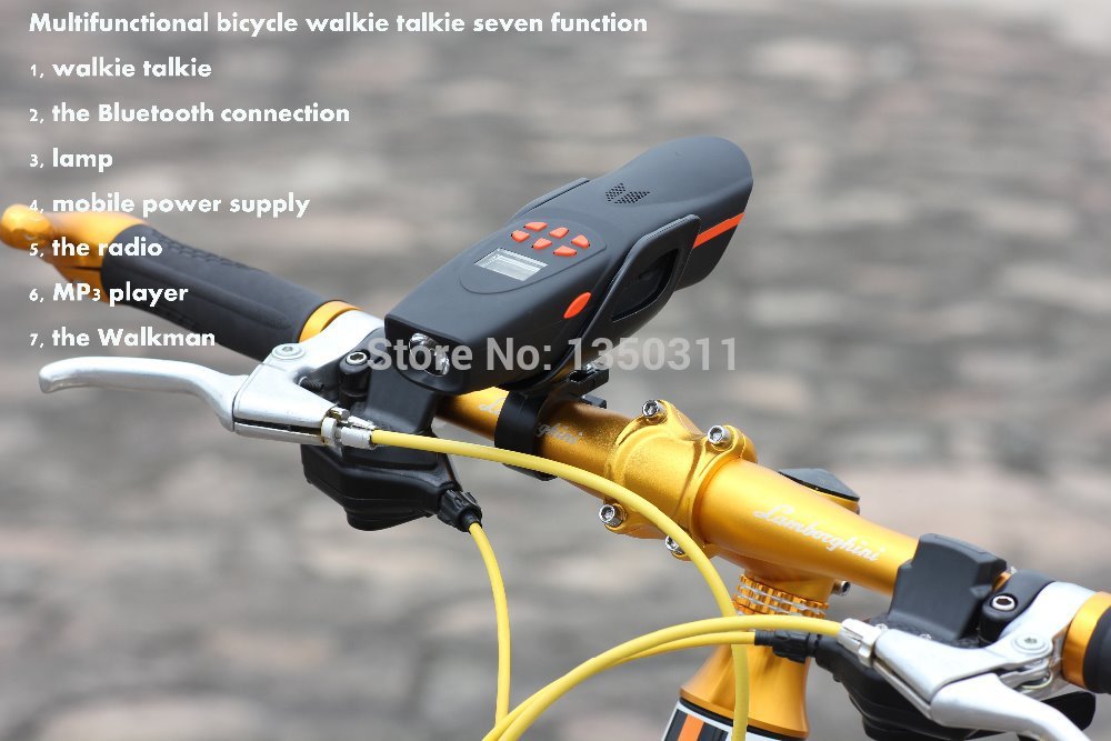 Bicycle wireless walkie talkie