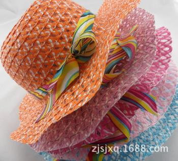 Хиты 2014 распродажа новый шляпа мода симпатичные кружева стримерные дети хлопок ведро крышка розничная