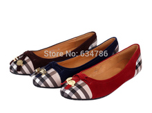 2014 Brand Shoes Women Genuine leather Fashion Cute branded Flats Shoes Autumn Hot Sale New Designer Women Flats
