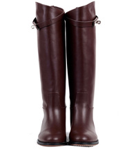 Free Shipping EMS 2014 autumn and winter fashion genuine leather brand women s flat boots zipper