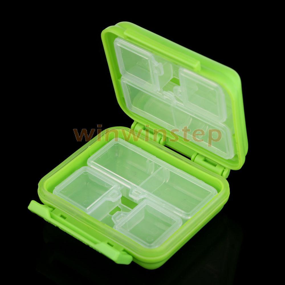 BS S Portable 8 Cells Pocket Storage Pill Box Case Organizer for Pills Jewelry