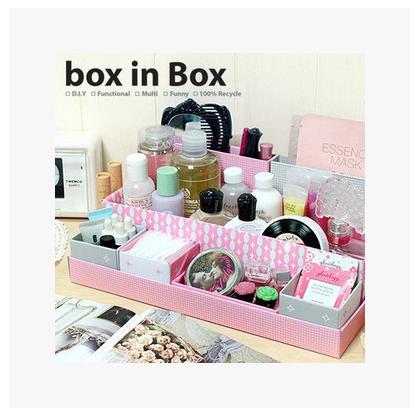 Korean-Lovely-Creative-DIY-Cardboard-Paper-Desk-Cosmetic-Storage-Box 