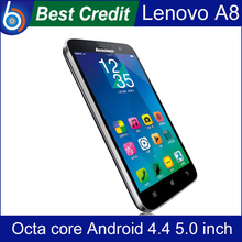 In Stock!Original Lenovo A8 A806 A808T phone Octa core 1.7G 4G FDD LTE/WCDMA mobile phone 5.0″ 16GB ROM 13.0M PlayStore /Eva