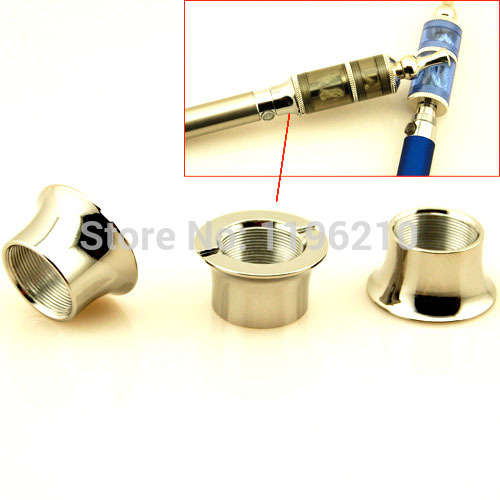 2Pcs lot Electronic Cigarette Accessories Stainless steel Tone Adapter Rings Connection Parts for Ego Series Atomizer