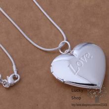 AN737 925 sterling silver Necklace 925 silver fashion jewelry pendant heart and love bhdajyka emiandpa