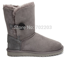 Free shipping Classic Short Button Boot 5803 Snow Boots Fashion Winter Boots Women s Shoes