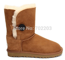 Free shipping Classic Short Button Boot 5803 Snow Boots Fashion Winter Boots Women s Shoes