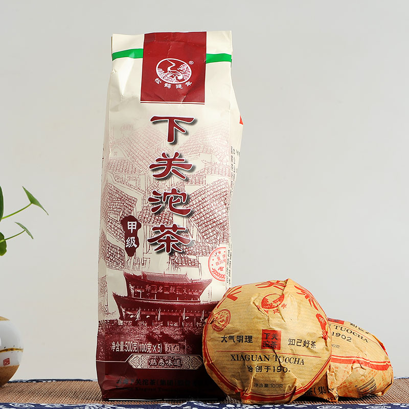  GRANDNESS DO PROMOTIONS 2014 YR Good Quality JIA JI 100g X 5pcs XiaGuan Tea Factory