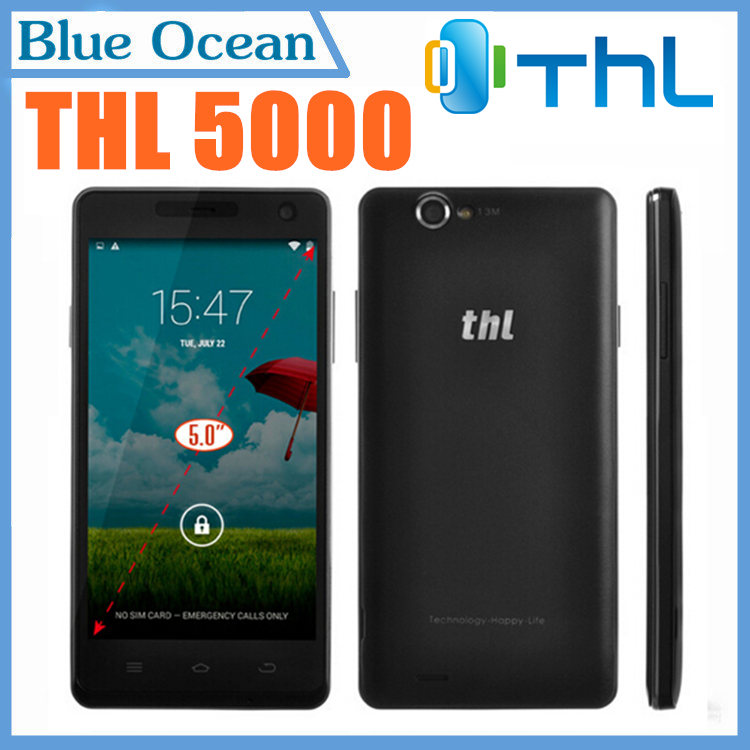 thl 5000 Smartphone 4400 octa core 5 0 FHD Gorilla Android 4 4 MT6592 turbo NFC