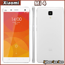 5.0″ Metral Fram Original Xiaomi Mi4 M4 3G MIUI V5 Phones Qualcomm Snapdragon 8012.5GHz Quad Core 3GB +16GB/64GB WCDMA&GSM