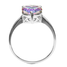 2014 Brand New Hot Sale 2 6ct Genuine Rainbow Fire Mystic Topaz Solid 925 Sterling Silver