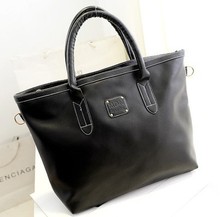 Free shipping  1pcs  Korean black bag and major suit handbag shoulder bag leisure female bag  J123