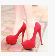 2014 new 12 cm black high heeled shoes ol women s platform shoes thin heels single